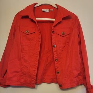 Lightweight Denim-Style Jacket